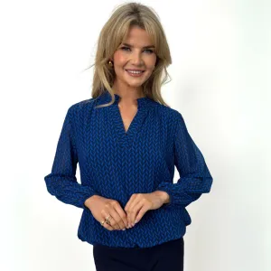 Kate and Pippa Bella Band Top | Blue