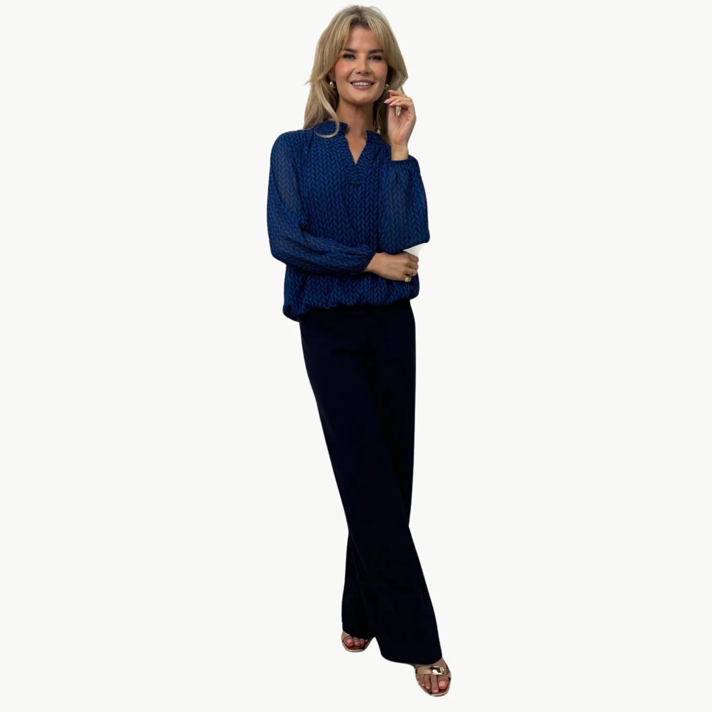Kate and Pippa Bella Band Top | Blue