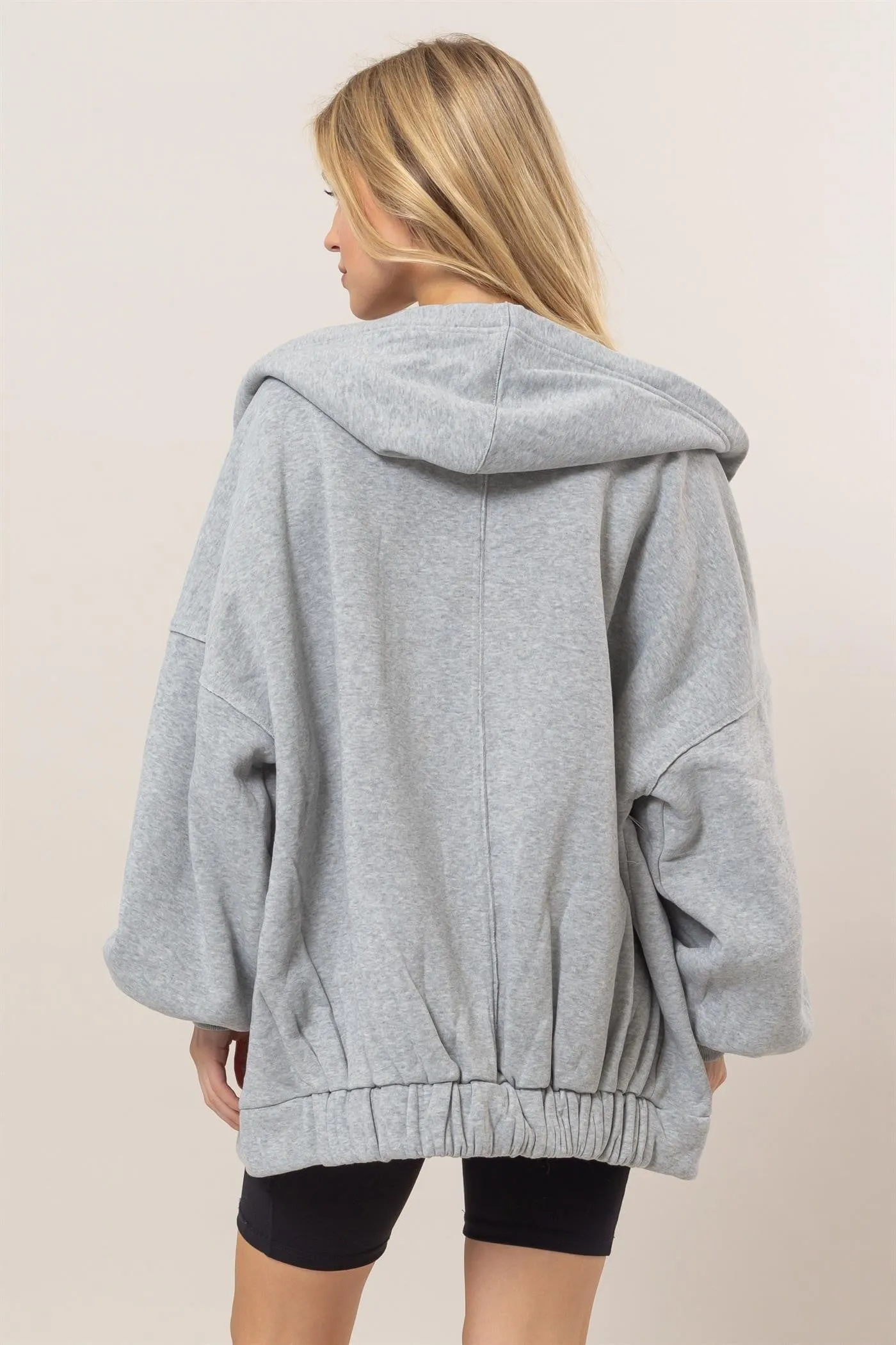 Kendall- French Terry Oversized Hood Jacket