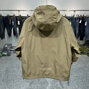 Kenny - men's hooded half-zip jacket