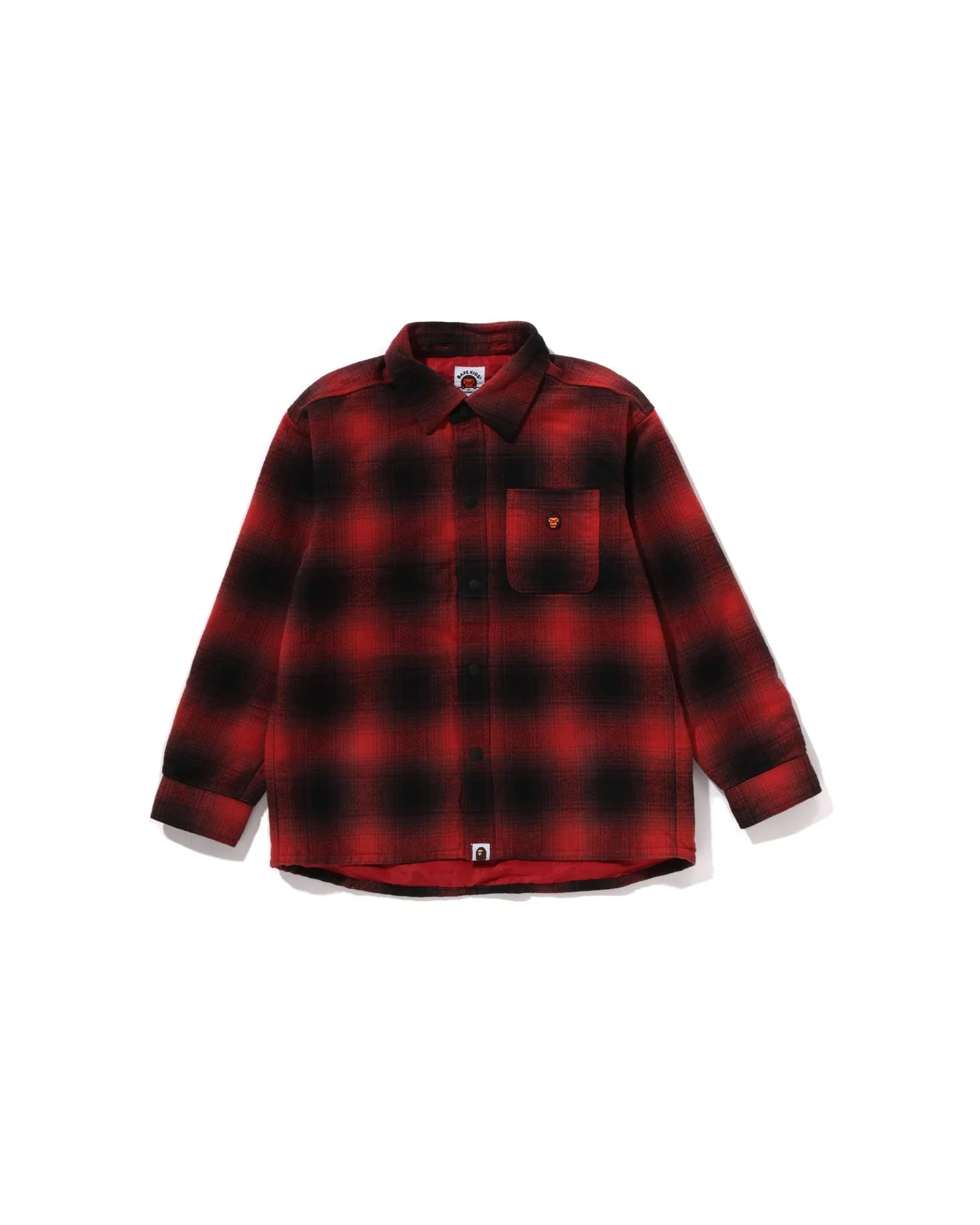 Kids Check Hooded Shirt Jacket