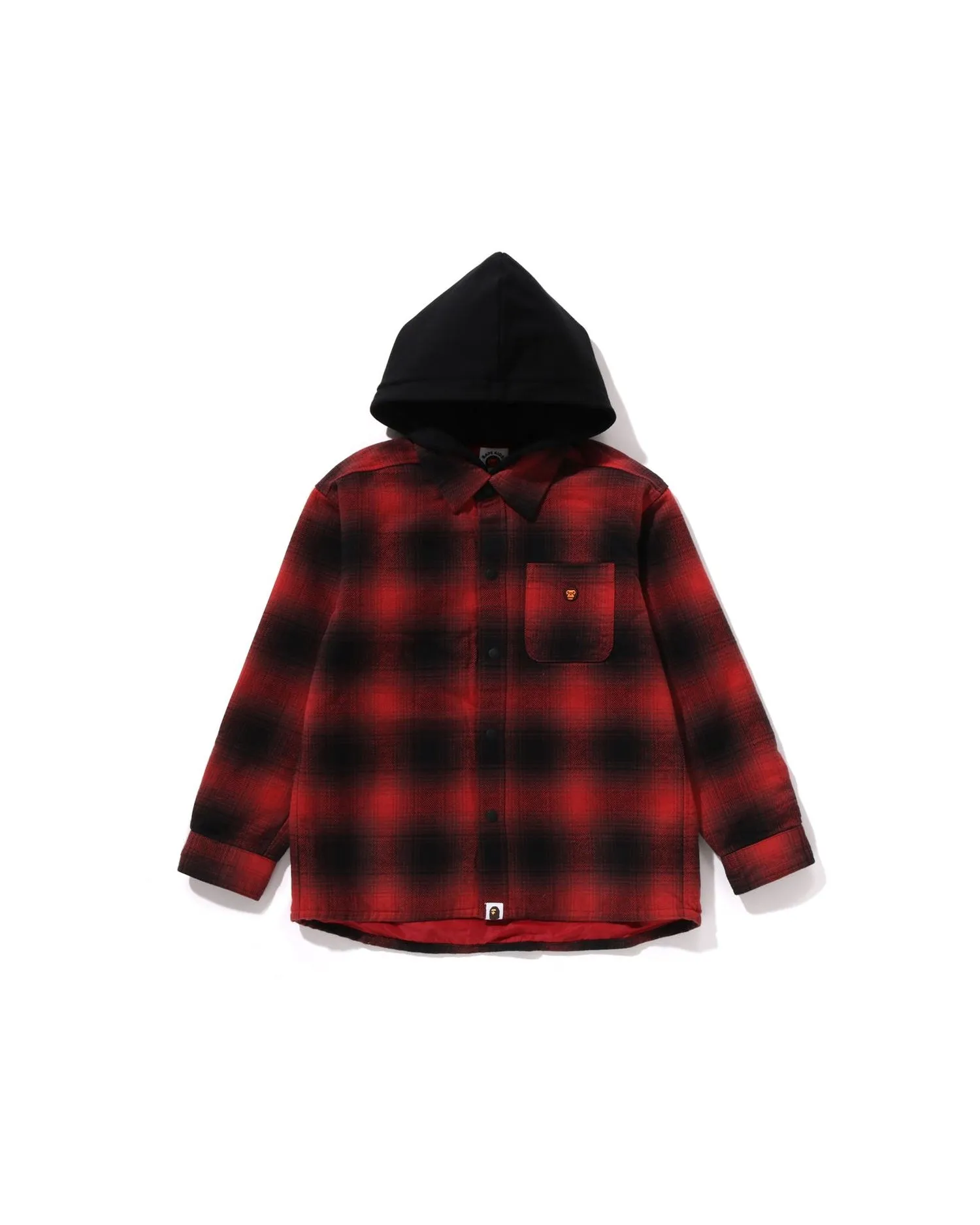 Kids Check Hooded Shirt Jacket