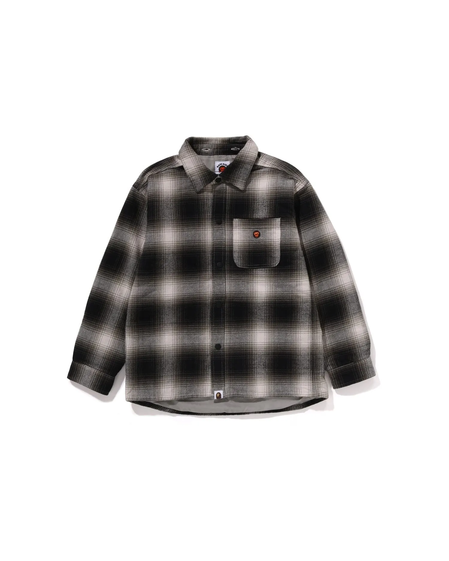 Kids Check Hooded Shirt Jacket