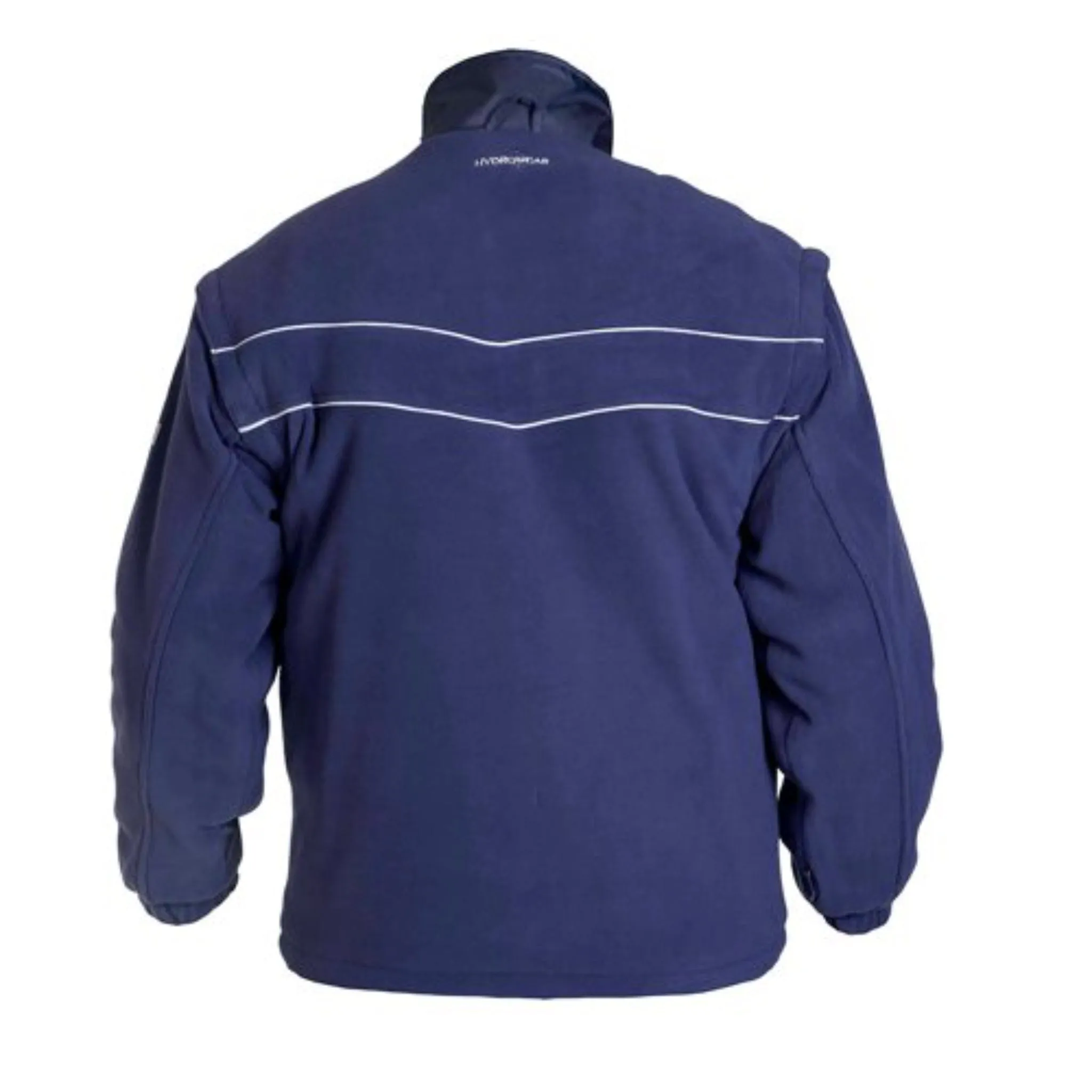 Kiel Fleece with Detachable Sleeves - Navy Blue