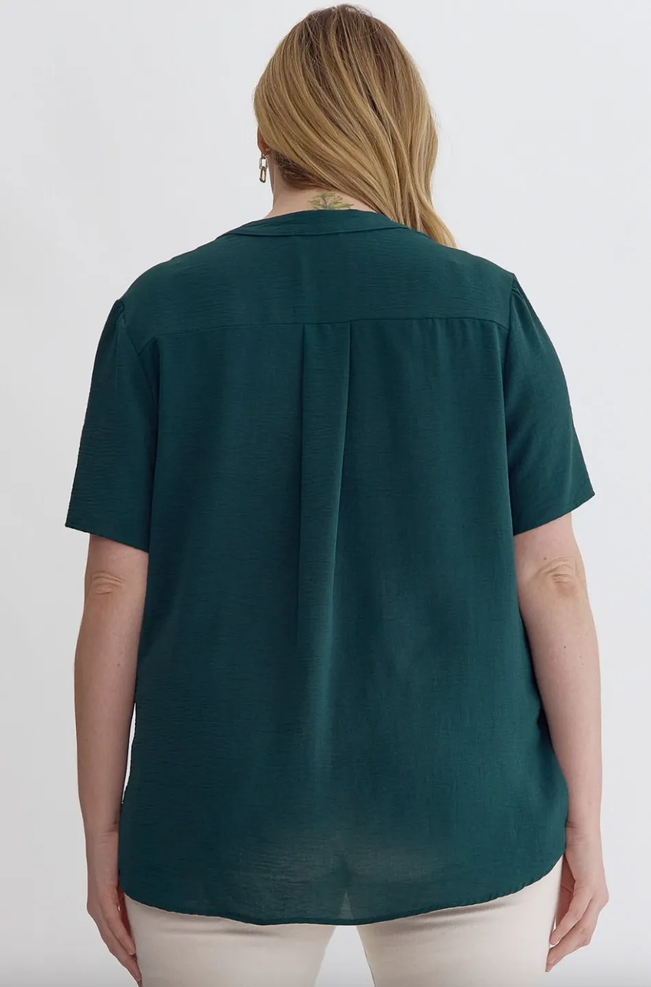 Kiwi Top -- Hunter Green (Plus)