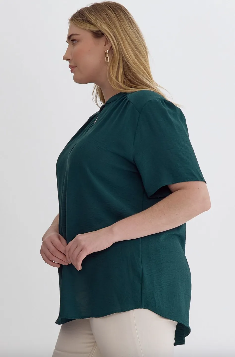 Kiwi Top -- Hunter Green (Plus)