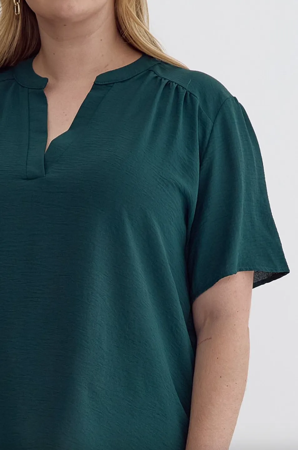 Kiwi Top -- Hunter Green (Plus)