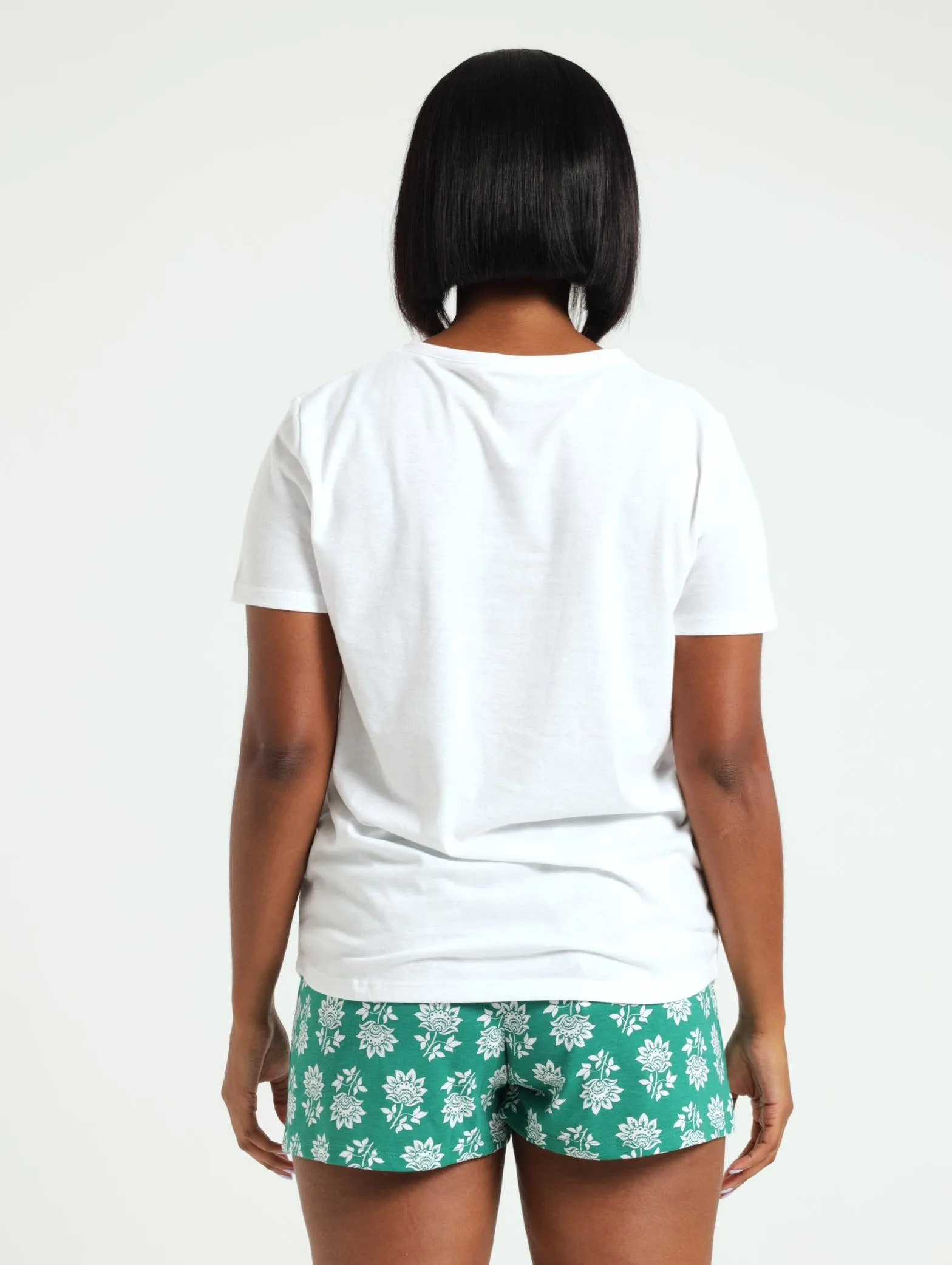 Knit Tee &  Short Sleep Set
