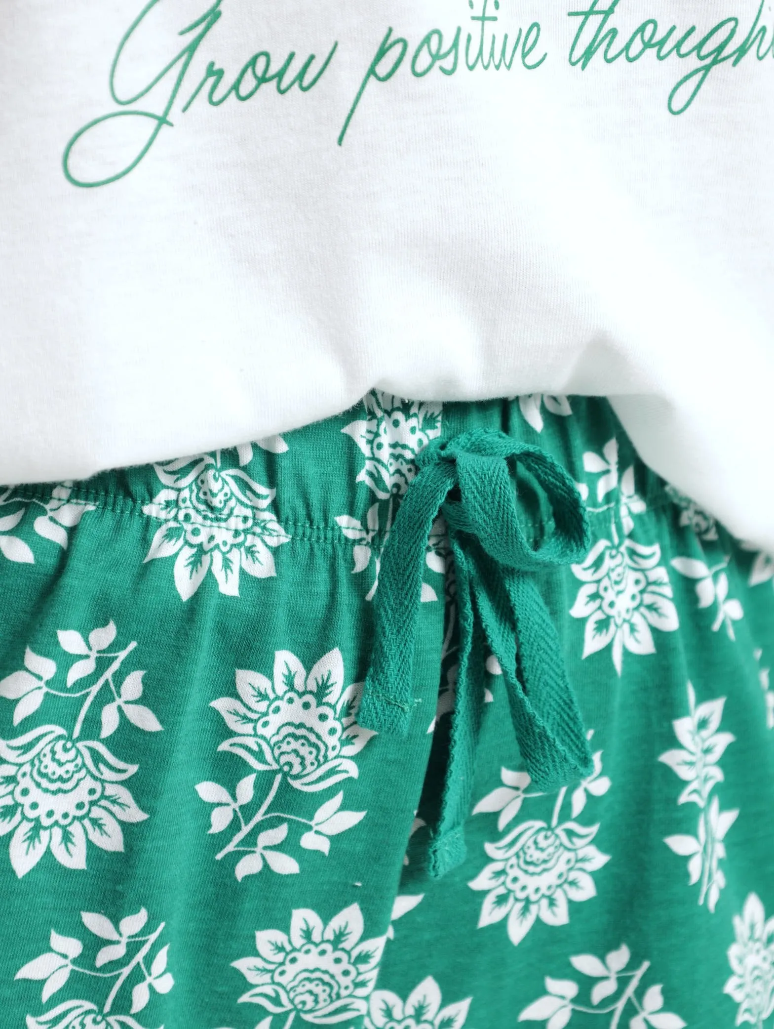 Knit Tee &  Short Sleep Set