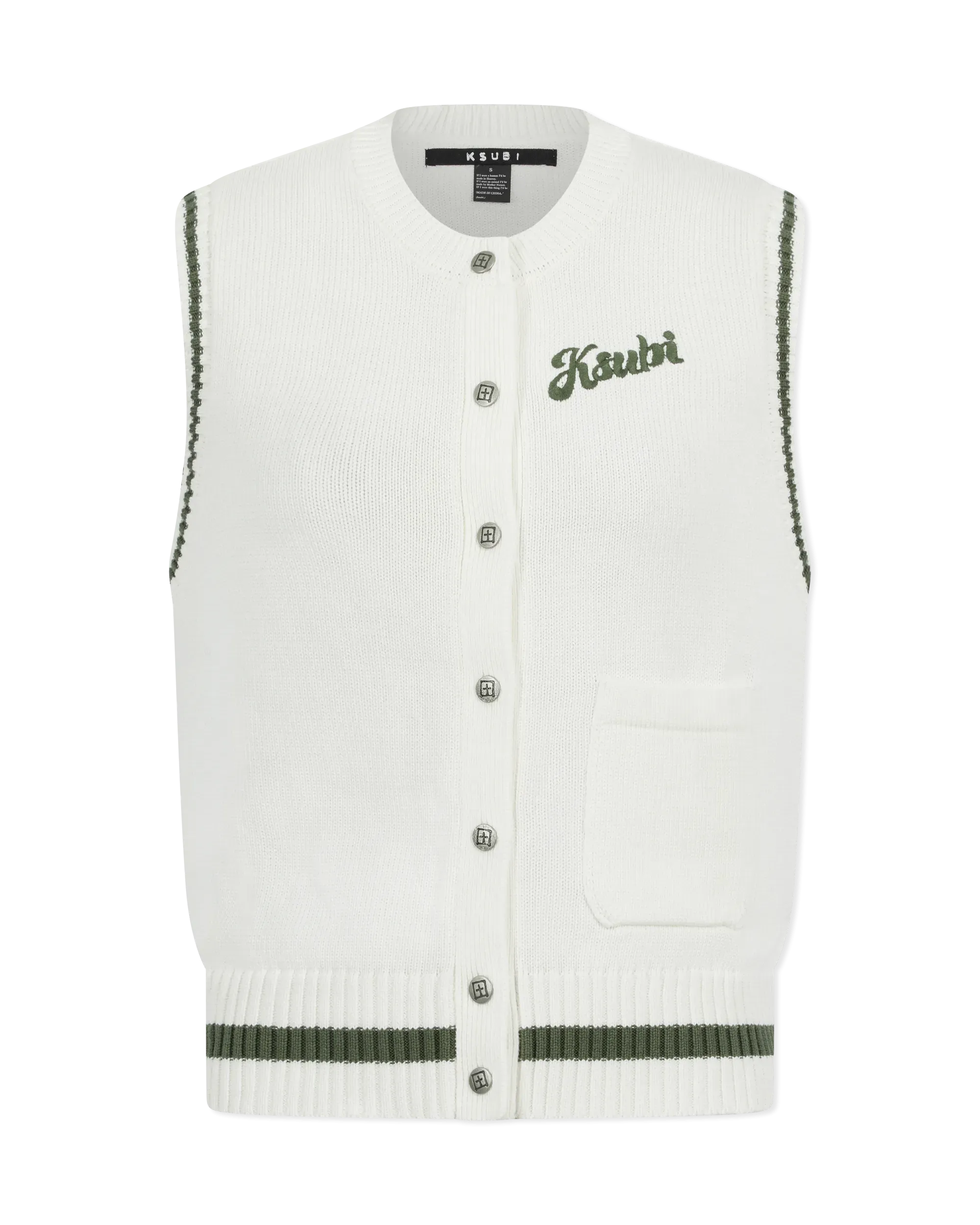 Ksubi Jeans Academy Button-Up Vest