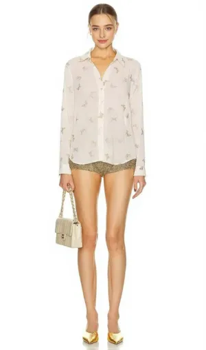 laurent blouse in white