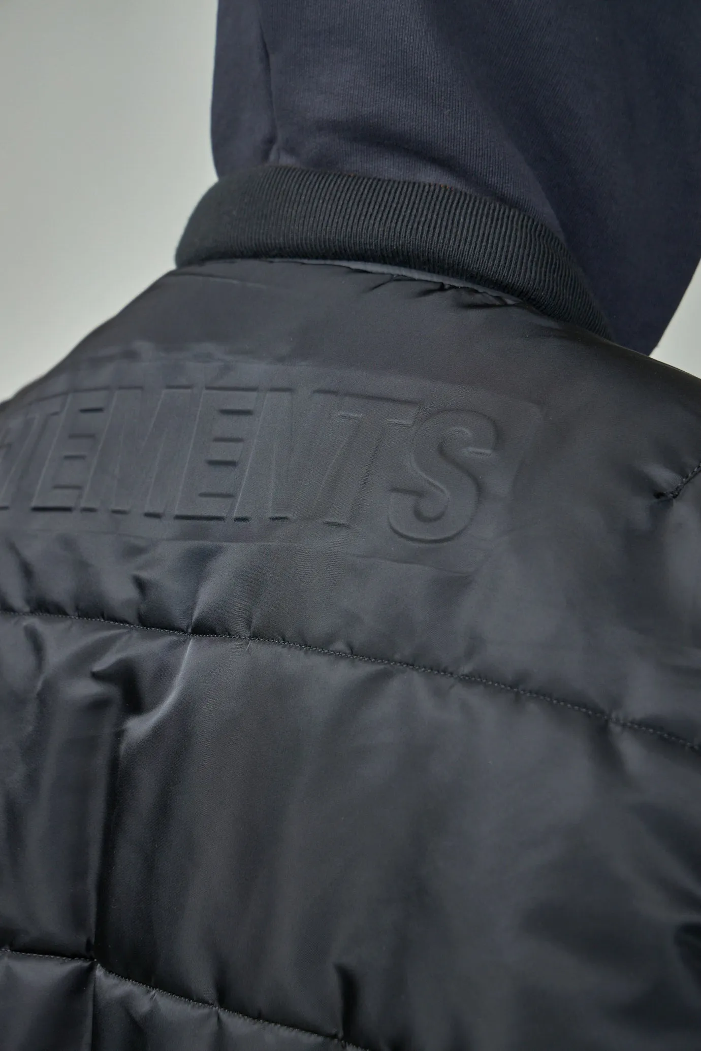 Logo Bomber Vest With A Hood