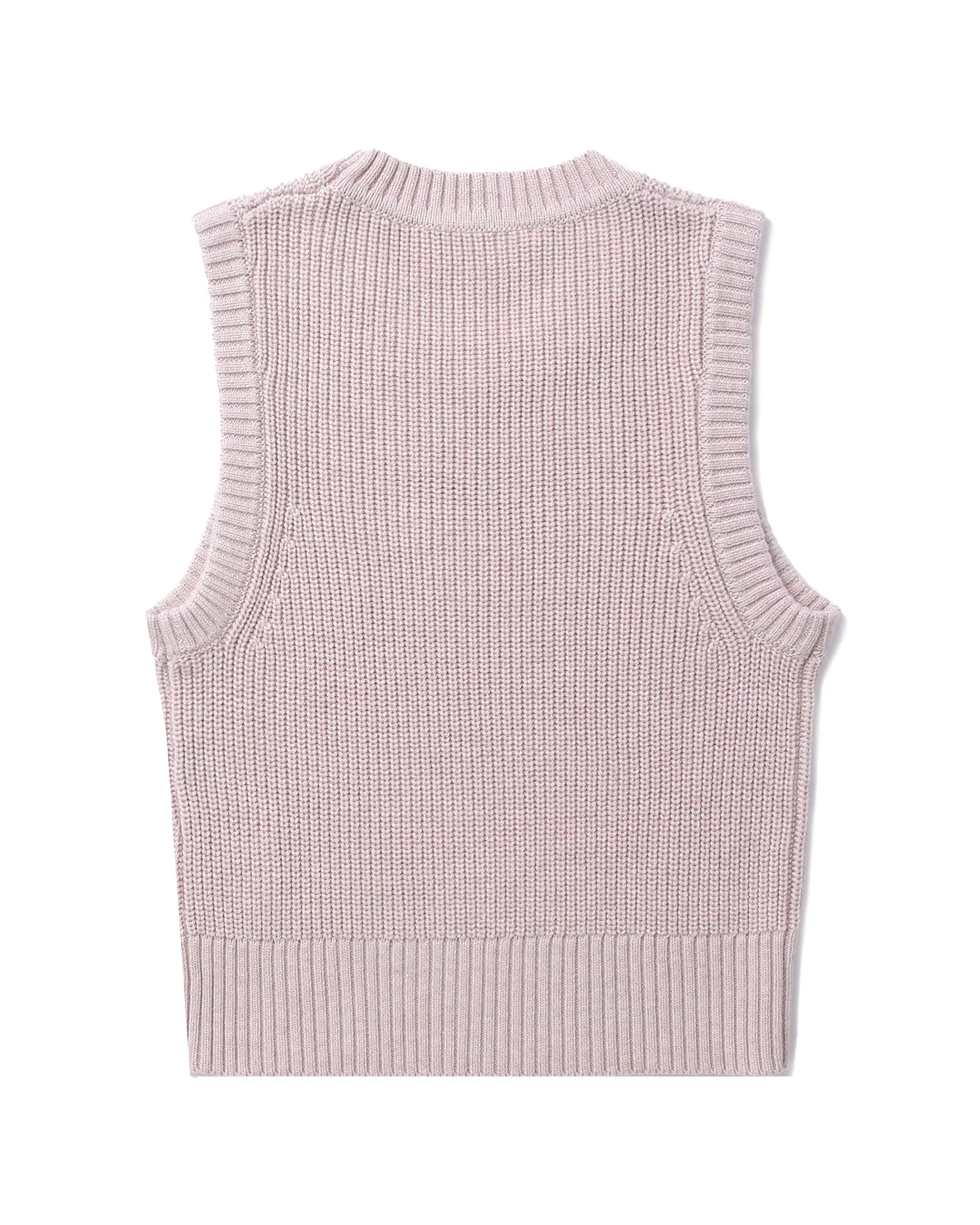 Logo knit vest