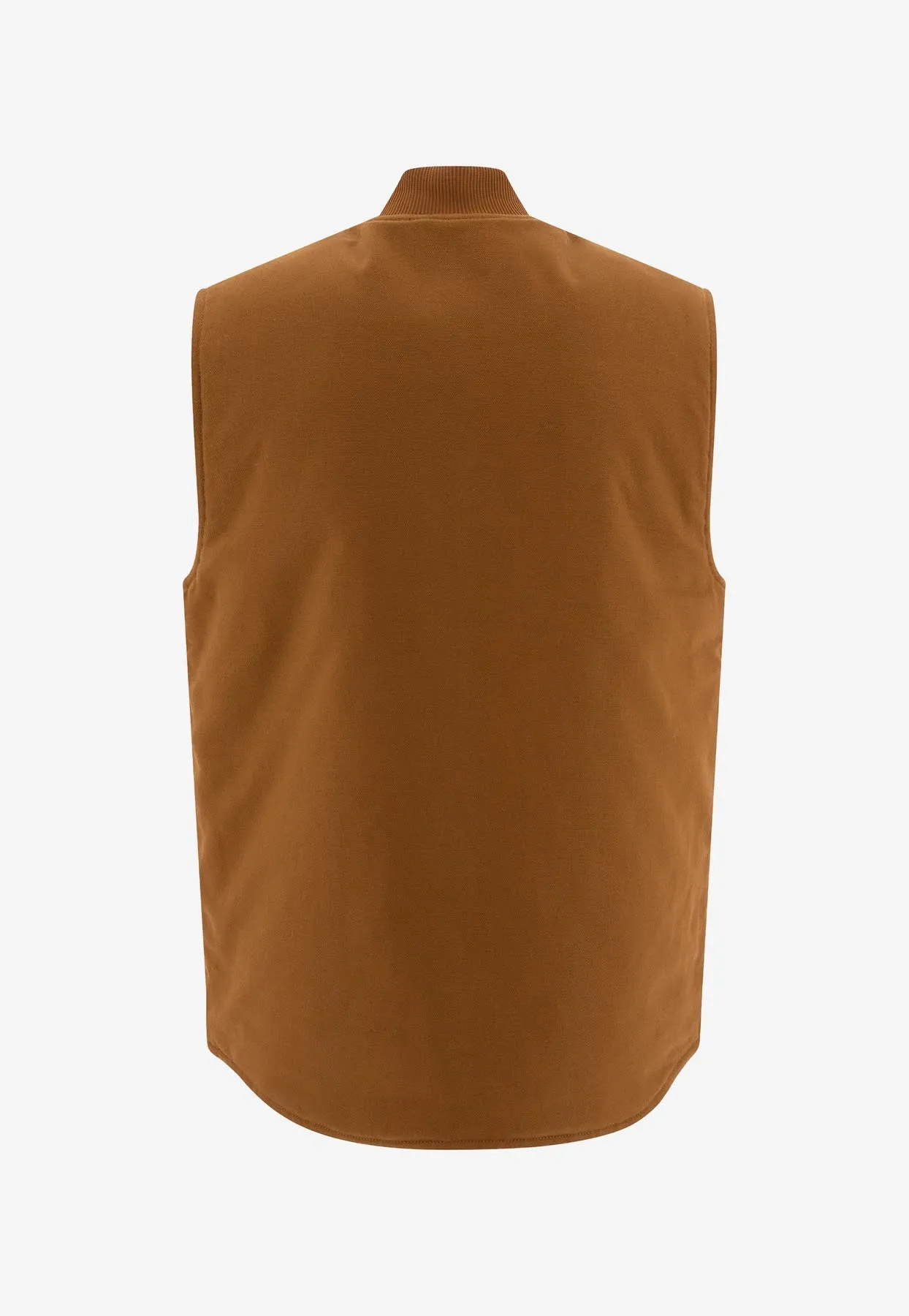 Logo Patch Zip-up Vest