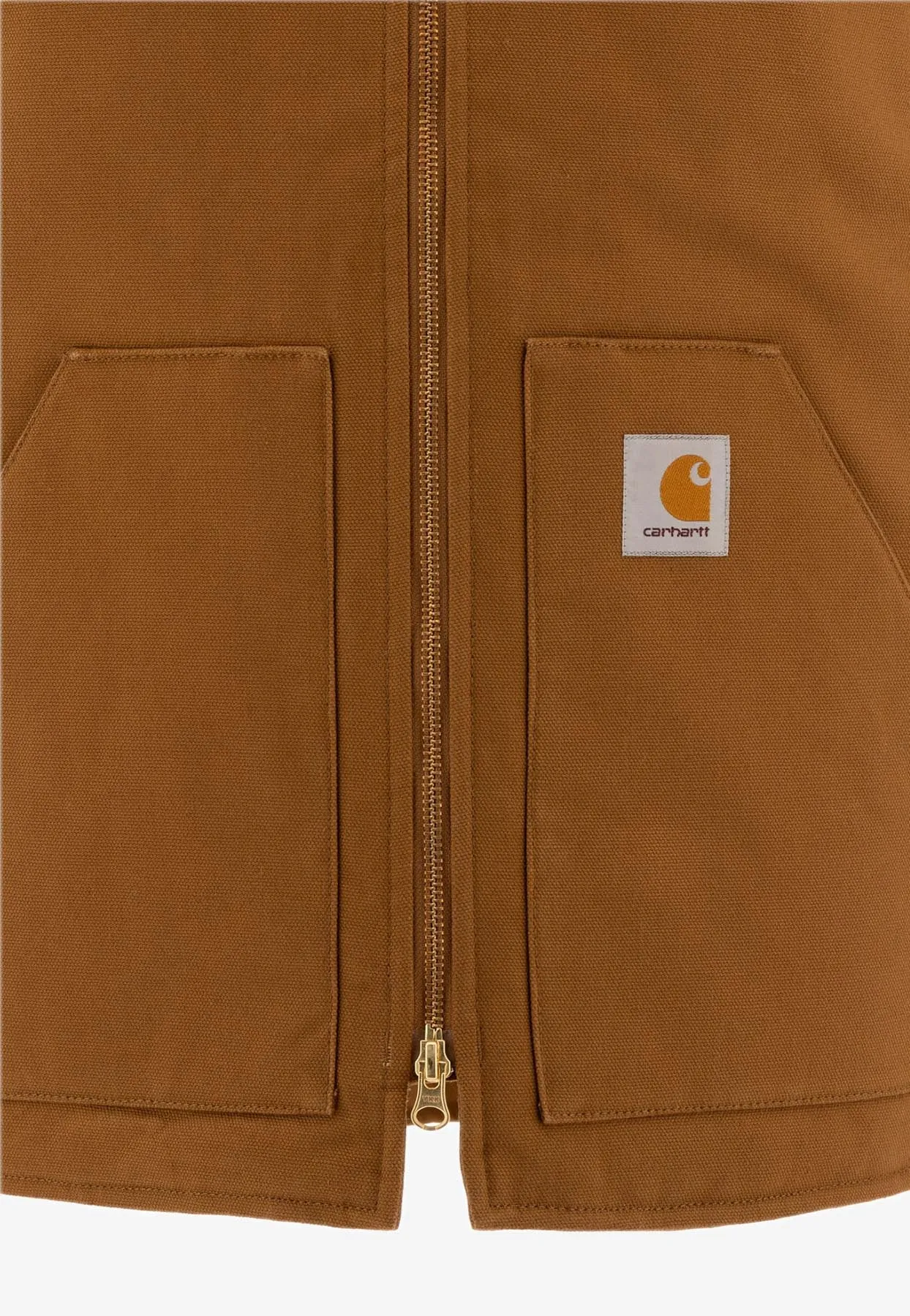 Logo Patch Zip-up Vest
