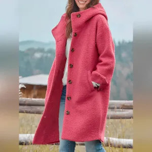 Long hooded coat, Frannie