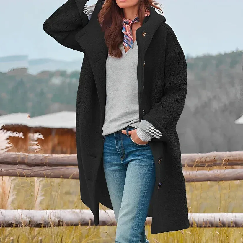 Long hooded coat, Frannie