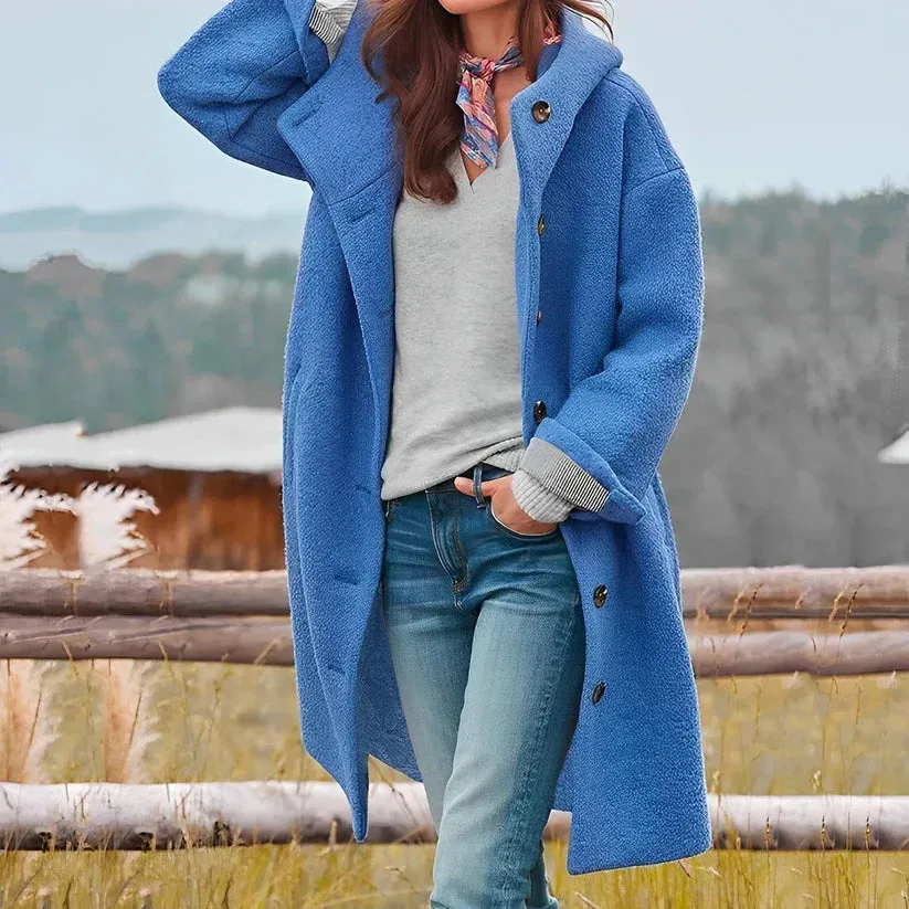 Long hooded coat, Frannie