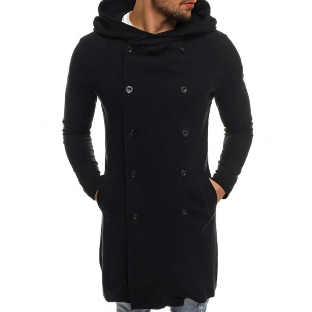 LONG HOODED SWEATSHIRT