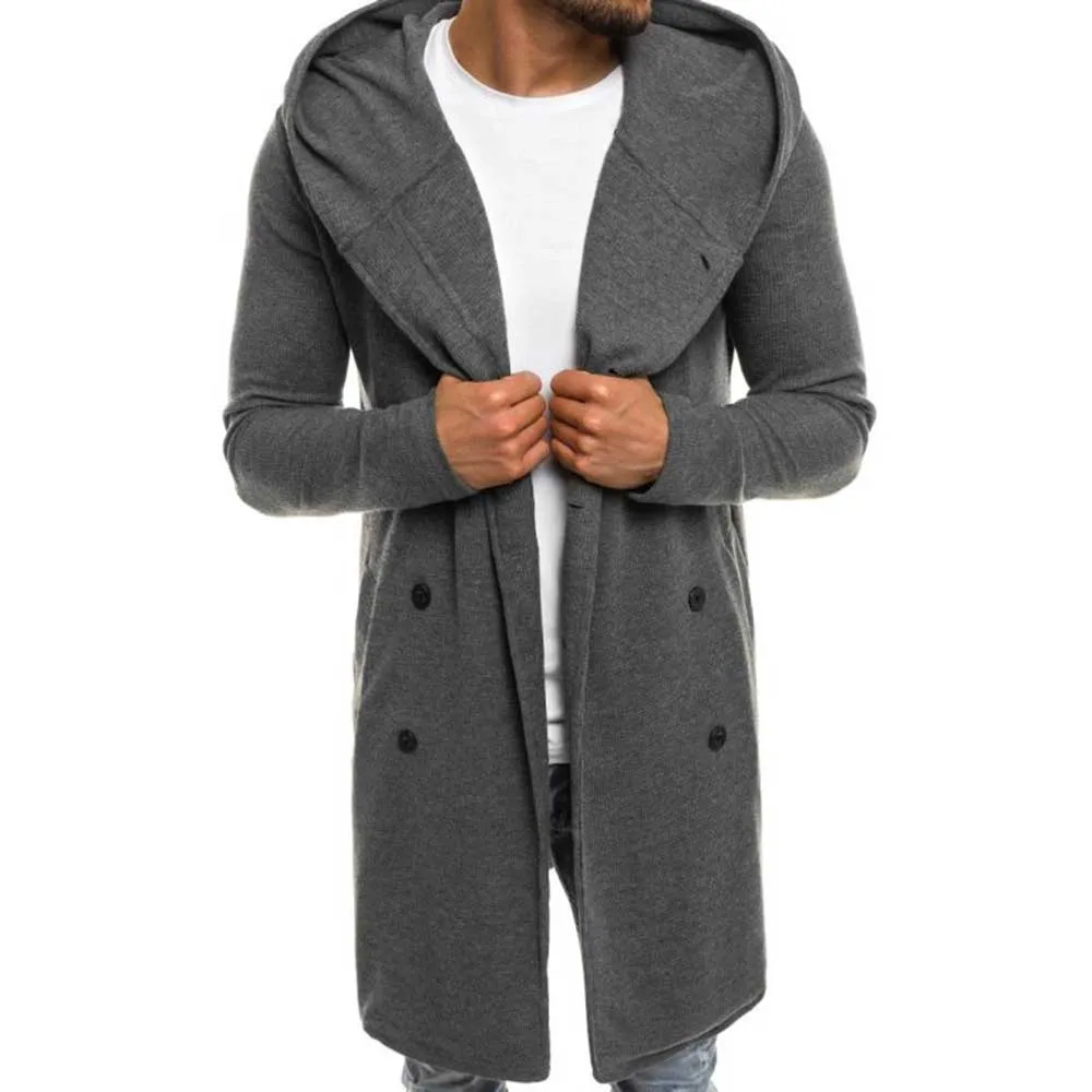 LONG HOODED SWEATSHIRT
