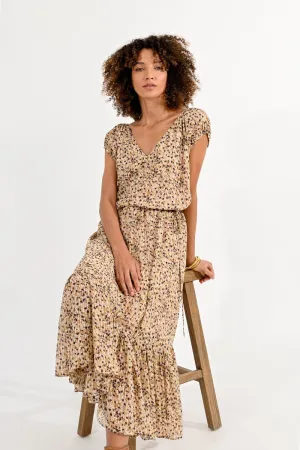 LONG PRINTED DRESS