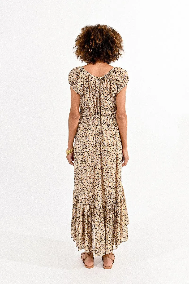 LONG PRINTED DRESS