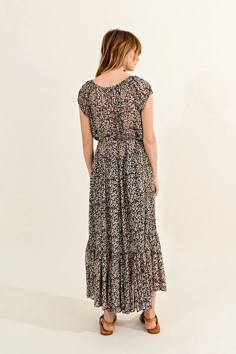 LONG PRINTED DRESS