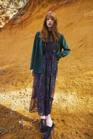 LONG PRINTED SHIRTDRESS
