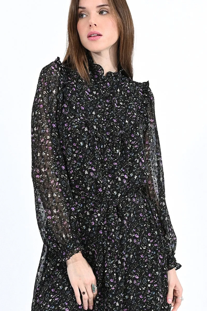 LONG PRINTED SHIRTDRESS