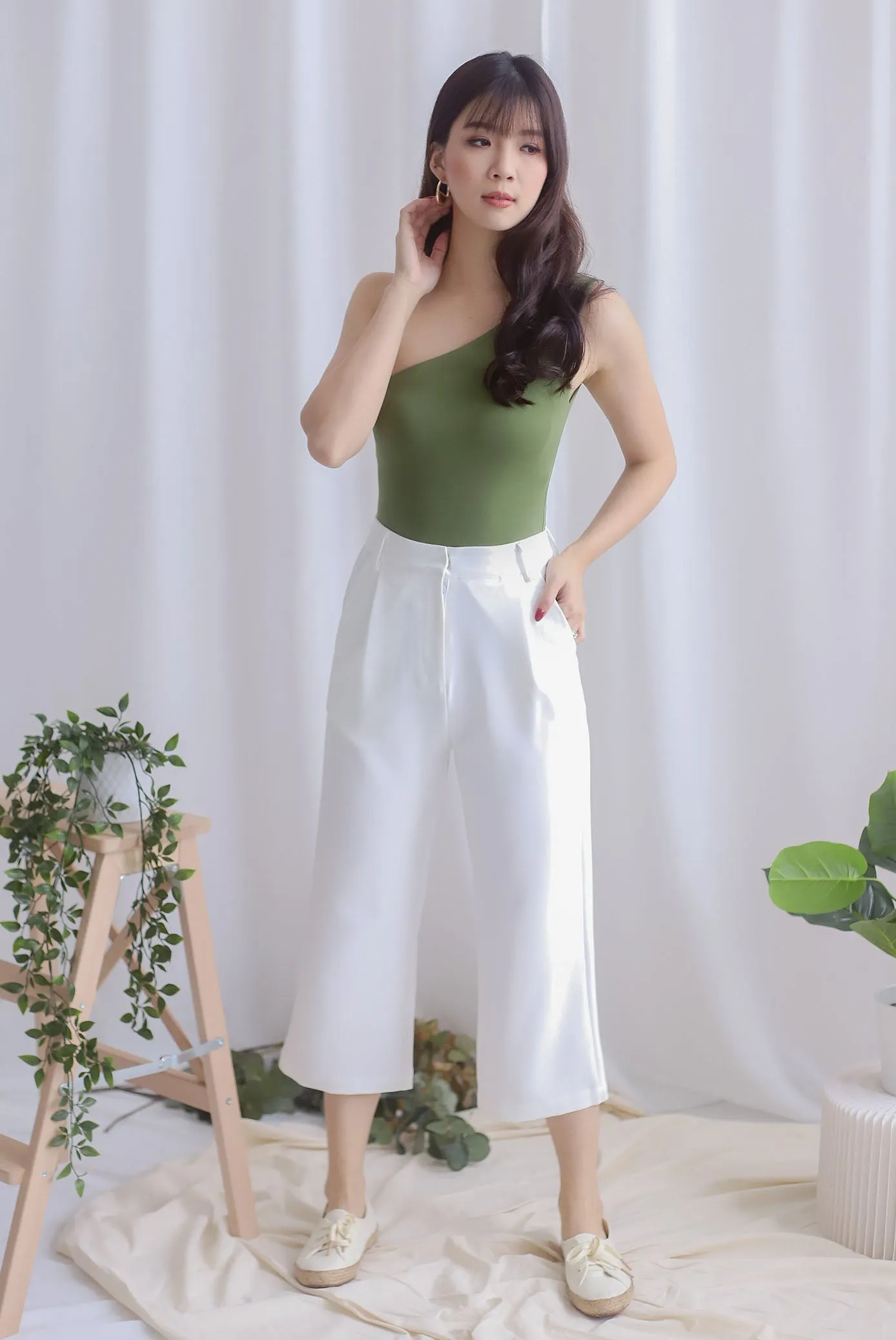 Lula Toga Bodysuit In Olive