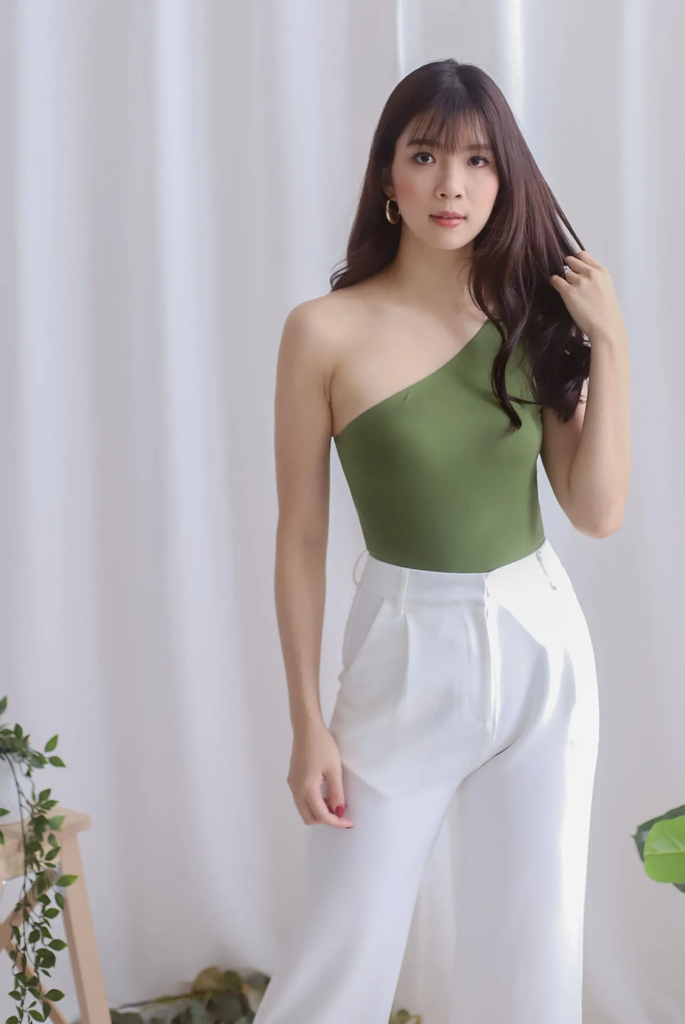 Lula Toga Bodysuit In Olive