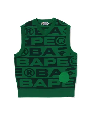 Lux Sport Pattern Knit Vest