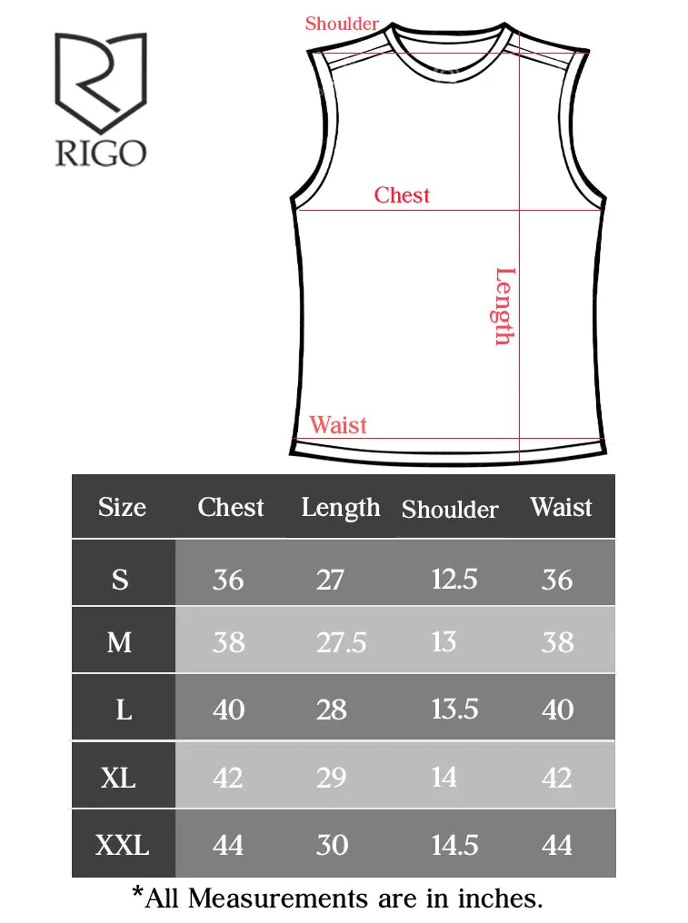Maroon Black Placement Print Cotton Sleeveless T-Shirt Vest with Curved Bottom