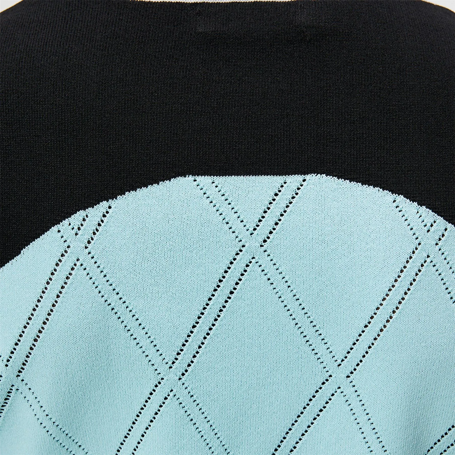 Meadow Mock Neck Knitted Sweater Black