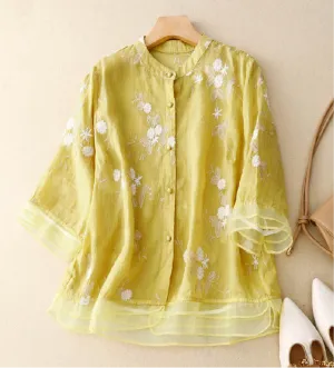 MEGGY - EMBROIDERED SHIRT