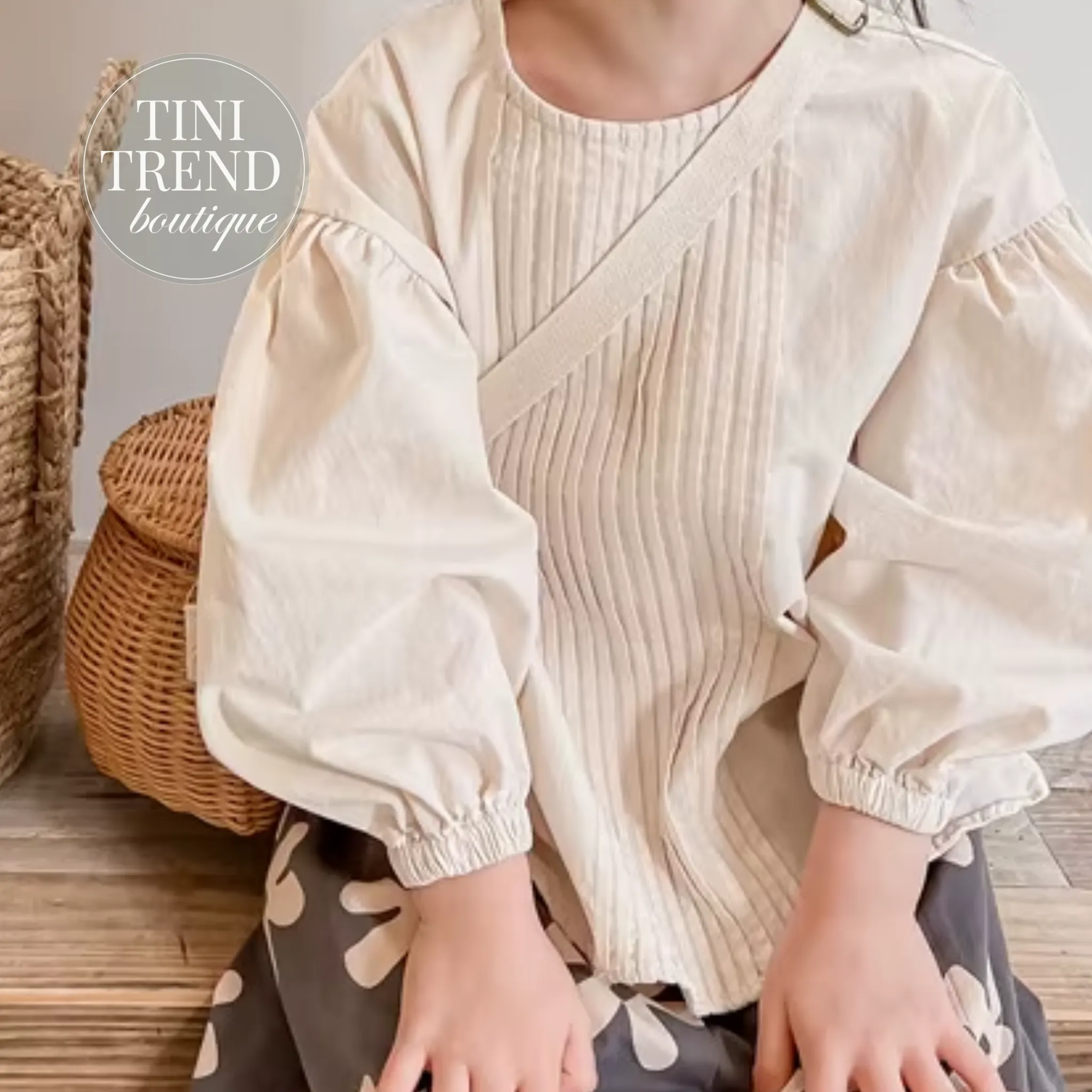 MELINDA | Puff Sleeve Scandinavian Style Blouse
