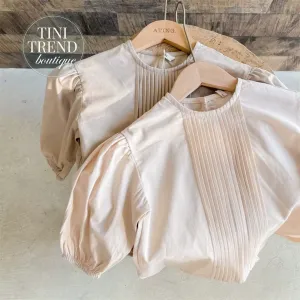 MELINDA | Puff Sleeve Scandinavian Style Blouse