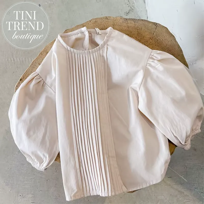 MELINDA | Puff Sleeve Scandinavian Style Blouse