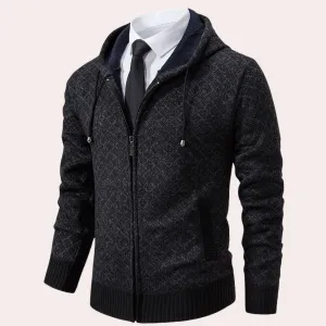 Men's Fashionable Knit Hooded Cardigan - Kekoa