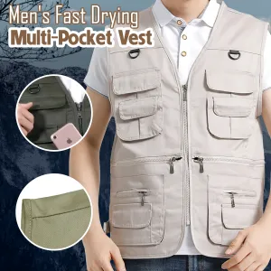 Men's Fast Drying Multi-Pocket Vest