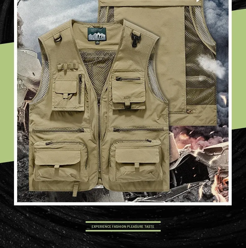 Men's Fast Drying Multi-Pocket Vest