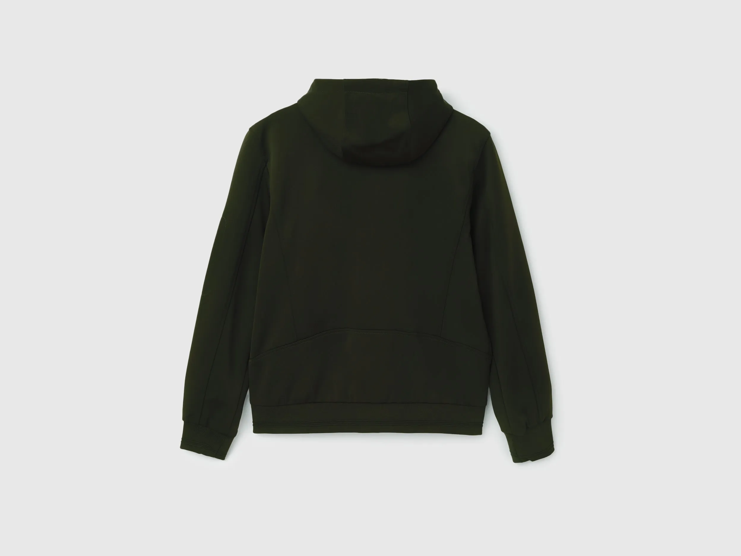 Men's Regular Fit Hooded Neck Scuba Knitted Jacket