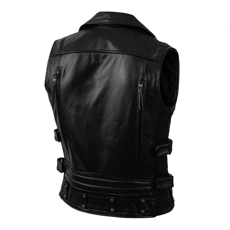 Mens Vintage Motorcycle Vest