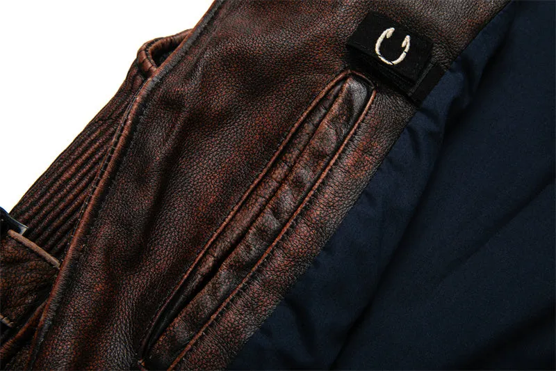 Mens Vintage Motorcycle Vest