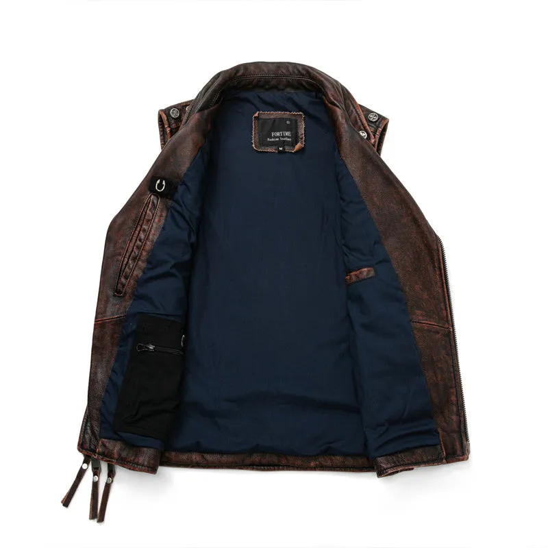 Mens Vintage Motorcycle Vest