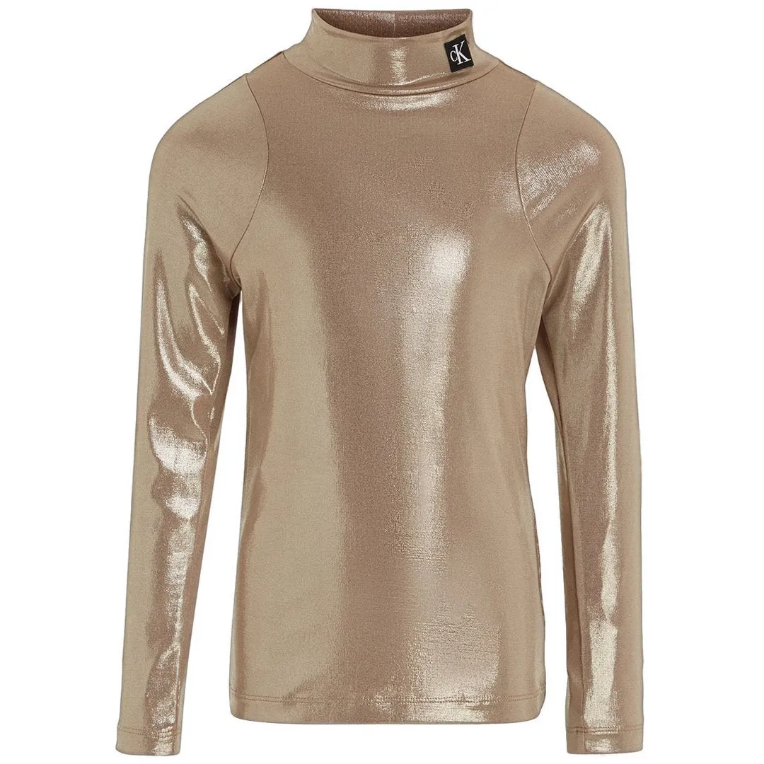 Metallic Coated Mock/ Tcy/ 14