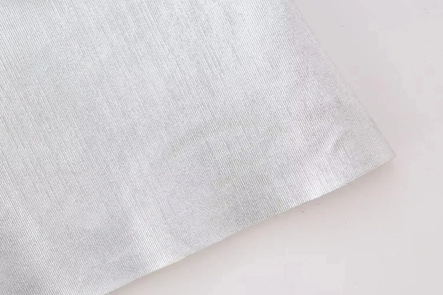 Metallic Silver Strapless Top | Dreamofthe90s
