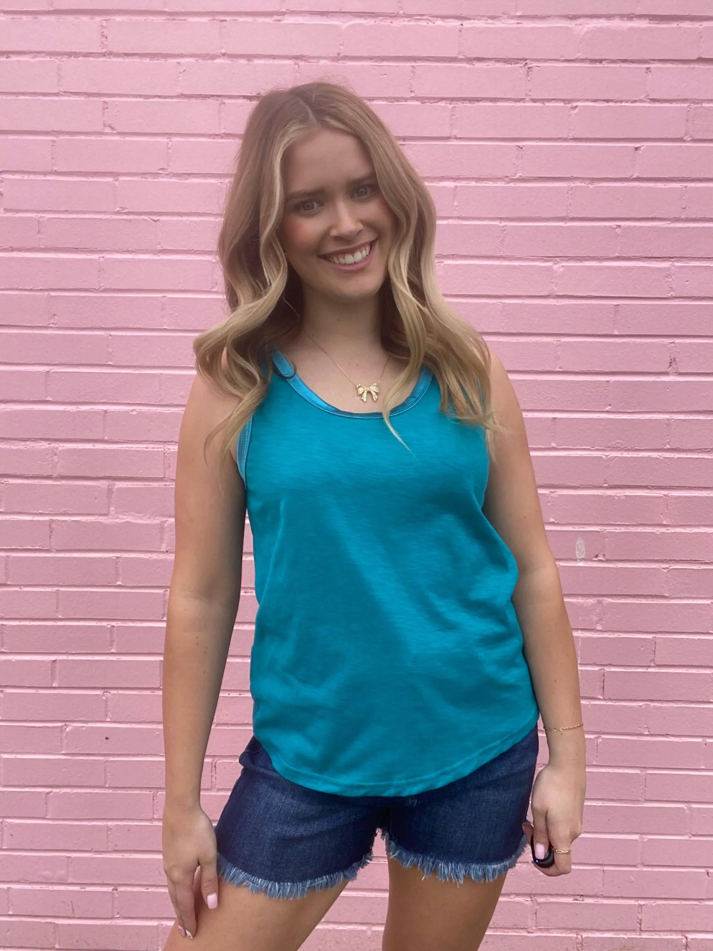 Metallic Tank Tops