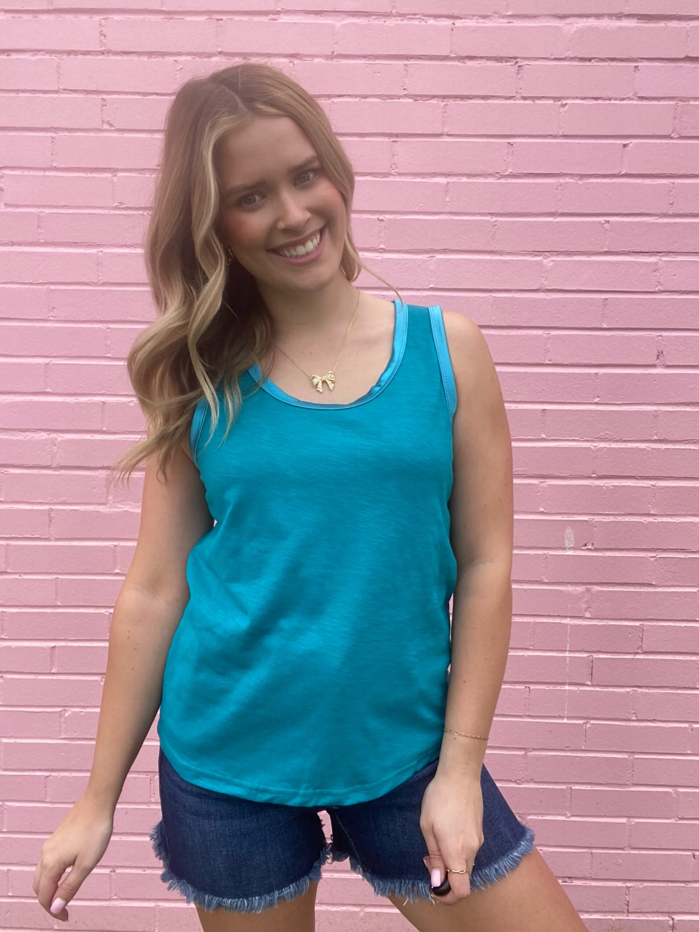 Metallic Tank Tops