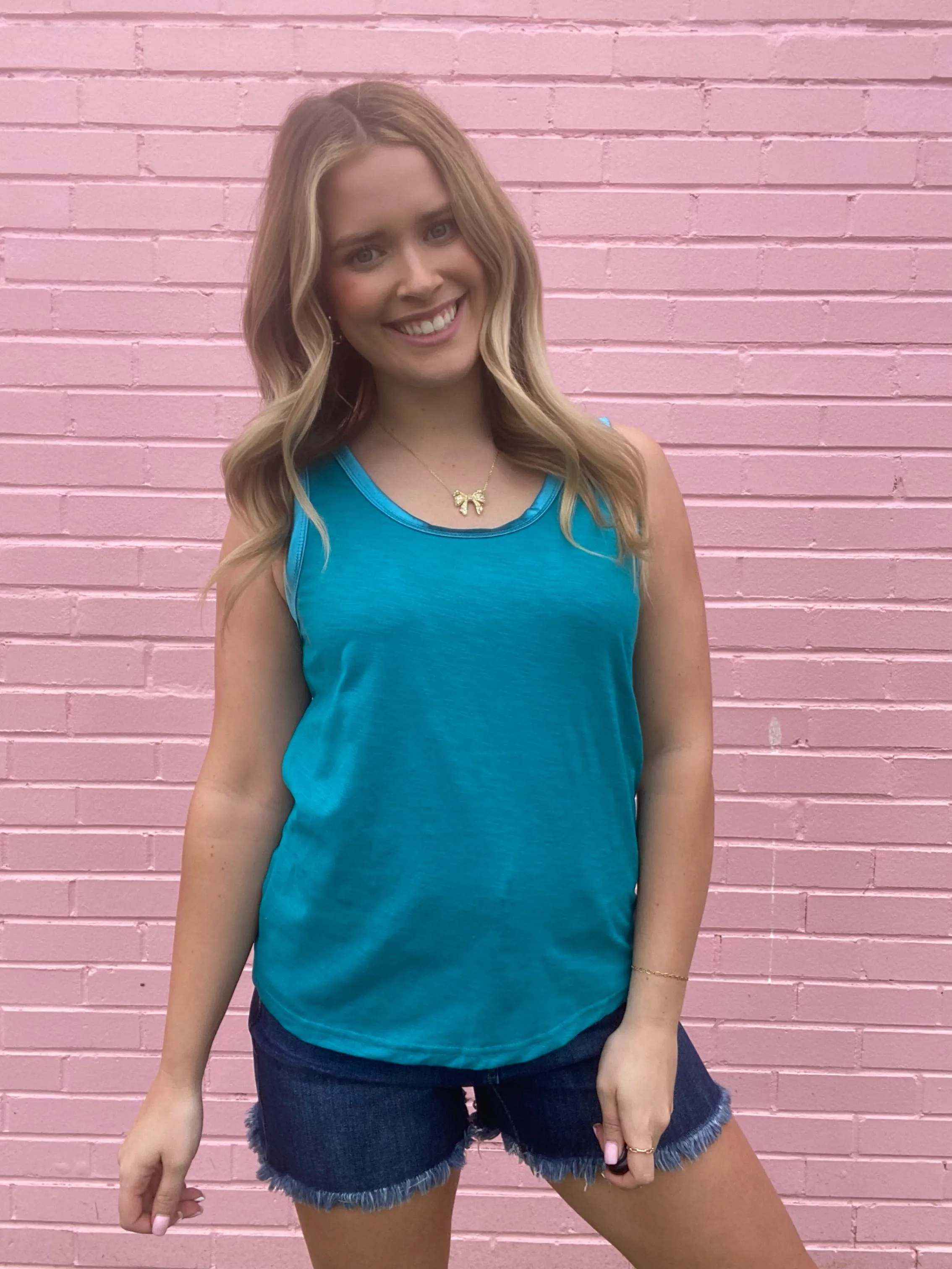 Metallic Tank Tops